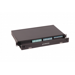 Бокс 19" на 4 кассеты MPO, 1U, черный